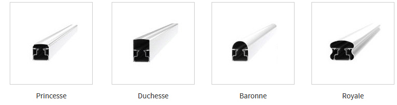 mains courantes en aluminium