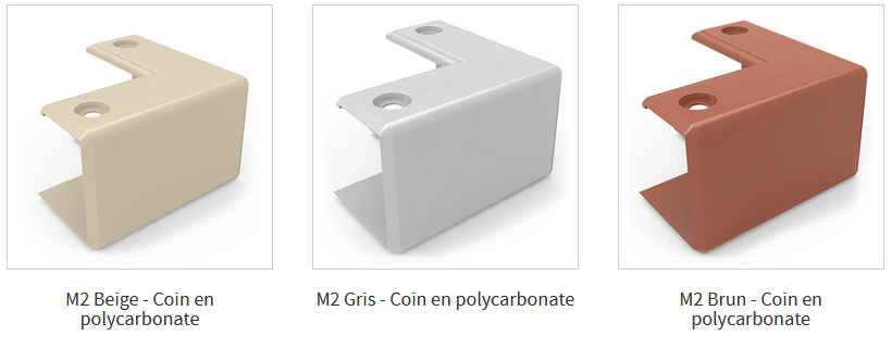 Modèles de Coins en Aluminium